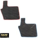 【運転席 足マット】 汎用マット　4t 大型車全般　ブラック/フチブルー　フロアマット