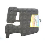 運転席　足マット　フロアマット　 黒＆赤/黒