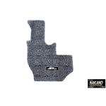 運転席　足マット　フロアマット　 黒＆青/黒