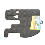 運転席　足マット　フロアマット　 黒＆赤/黒