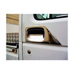 【ドアハンドルガーニッシュ】メッキ　ハイゼットS200系（前・後期）2