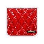 レトロタイプ　泥よけ　430×500mm　赤/白フチ