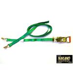 ベルト荷締機 ガンコベルトＫ ラチェット付カギフックタイプ