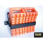 ハイプラ歯止め ブラケット 輪止め/車止めを固定する金具 歯止め収納　歯止めステー2