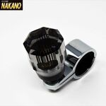 ハンドルスピンナー 8角カットライン入り 各色 ブラック/シルバー/ゴールド/ブルー