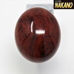 シックな木目調 ハンドルスピンナー 楕円型木目茶