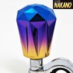 虹色に輝く ハンドルスピンナー ダイヤカット グラデーション