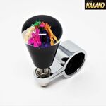 円錐型 ハンドルスピンナー 水中花 赤/青/緑/黒