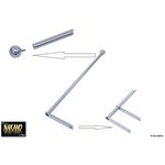 バンパーポール　ステン球付き　旗棒　900ｍｍ