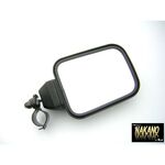 【ハイウェイミラー　KM-972】カシムラ製　ブラック　平面　高速ミラー　サイドミラー