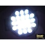 LED フォグランプ クリア　DC10V～80V 　丸型　117Φmm　作業灯3