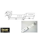 バス　マーカーステー　車幅灯ステー　ステンレス 細Ｚ型２ヶ付 段違いで目印最適 824