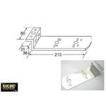 バス　マーカーステー　車幅灯ステー　ステンレス 太Ｚ型２ヶ付 914