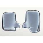 【軽トラ用 メッキ ミラーカバー　左右セット】助手席アンダーミラー付用　ダイハツ ハイゼットS200系後期(H16/12～H26/8)