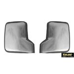 【軽トラ用 メッキ ミラーカバー　左右セット】スズキ キャリー DA63T/DA65T/DA16T（H14/5～）