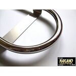 ★入手困難　NAKANO ナンバー枠 小判型 大型用 丸パイプ19Φ 鏡面ステンレス