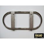 【ナンバー枠　中型】小判型　丸パイプ19Ф4