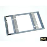 【ナンバー枠　大型】さりげないオシャレ国内製産16角ステンレス2