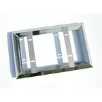 【ナンバー枠　大型】こんなサイズ欲しかった国産38角ステンレス2