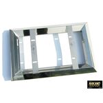 【ナンバー枠　大型】迫力満点！国内生産50角ステンレスオコシ2