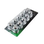 【ナットカバー　トラック用 （HN-10） 】スチール製クロームメッキ ISO 33ｍｍ高さ50ｍｍ　5