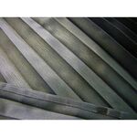 【リヤカーテン　檜(ひのき)黒】高級志向トラック野郎 男の城　ベット後ろ　サイドカーテン2