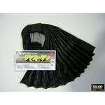 【リヤカーテン　ベリーローズ黒】お洒落なバラ柄入りの高級志向 男の城　ベット後ろ　サイドカーテン