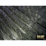 レースサイドカーテン　お洒落な薔薇柄入り　黒　四角　トラック用カーテン　2t　4ｔ　大型2