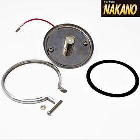 バスマーカー　レフレクター（リング付き）　昔懐かしいオールステンレス製　レトロ　マーカー土台のみ1