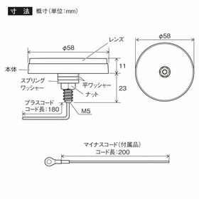 【LEDレフランプ24V　２ヶ入】（クリア/ブルー）3