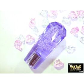 ダイヤカットアクリル　シフトノブ　115ｍｍ　パープル（紫）