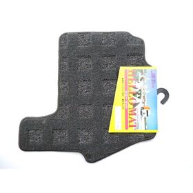 運転席　足マット　フロアマット　 黒＆赤/黒