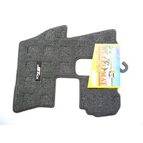 運転席　足マット　フロアマット　 黒＆赤/黒