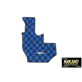 運転席　足マット　フロアマット　 黒＆青/黒2