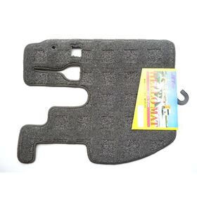 運転席　足マット　フロアマット　 黒＆赤/黒