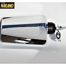 ★バックショットミラー FUJI 大 メッキ ショートステー 平面ミラー 高速 サブ 安全 長距離 魚屋 箱車 ダンプ　