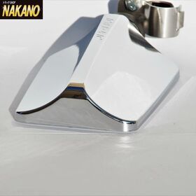 ★バックショットミラー FUJI 大 メッキ ショートステー 平面ミラー 高速 サブ 安全 長距離 魚屋 箱車 ダンプ　