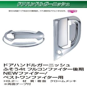 ドアハンドルカバー　ドアガーニッシュ　メッキ　フルコンファイター後期/NEWファイター　フソー