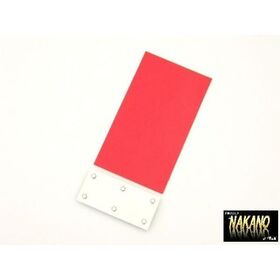 【EVA泥よけ R/Lセット】175×300mm+ドロヨケステンレス付（赤） 軽トラ用