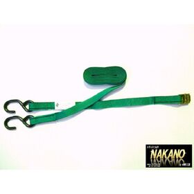 ベルト荷締機　ガンコベルトV　カムバックル付　S字フックタイプ