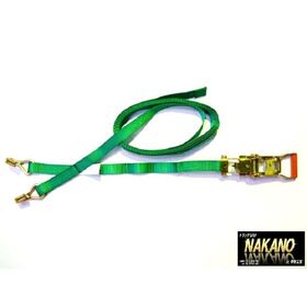 ベルト荷締機 ガンコベルトＫ ラチェット付カギフックタイプ