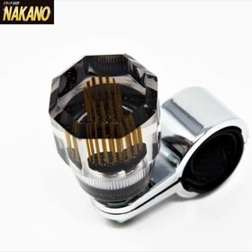 ハンドルスピンナー 8角カットライン入り 各色 ブラック/シルバー/ゴールド/ブルー