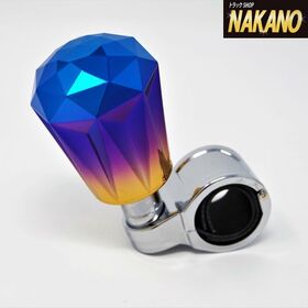 虹色に輝く ハンドルスピンナー ダイヤカット グラデーション