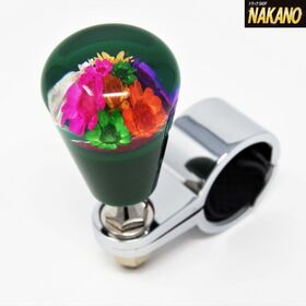 円錐型 ハンドルスピンナー 水中花 赤/青/緑/黒