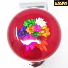 円錐型 ハンドルスピンナー 水中花 赤/青/緑/黒