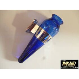レア物　観光バス　花瓶(ブルー)　ペンたて