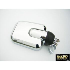 【ハイウェイミラー　KM-971】カシムラ製　メッキ　平面　高速ミラー　サイドミラー2
