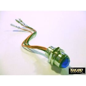 LED　パイロットランプ　24V (ブルー/ブルー) ナンバー枠　レトロ車2