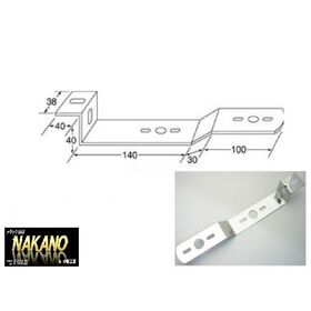 バス　マーカーステー　車幅灯ステー　ステンレス 細Ｚ型２ヶ付 段違いで目印最適 824
