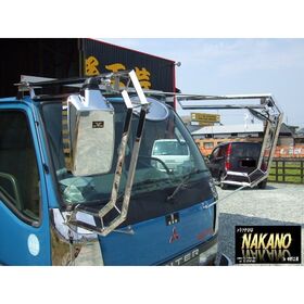 【丸アンダーミラー　220Ф】JET製　カスタムミラーステー等に3